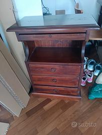 Cassettiera vero legno 