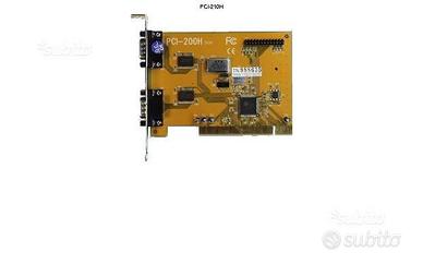 Pci-210 h: scheda pci alte prestazioni 2 seriali