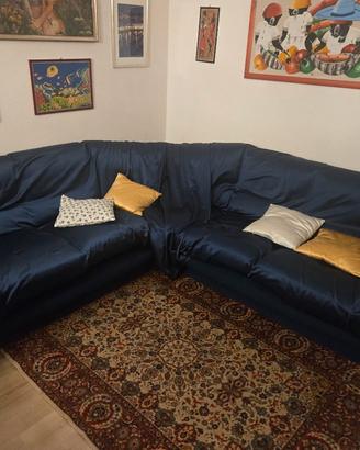 Divano angolare 260x260 blu