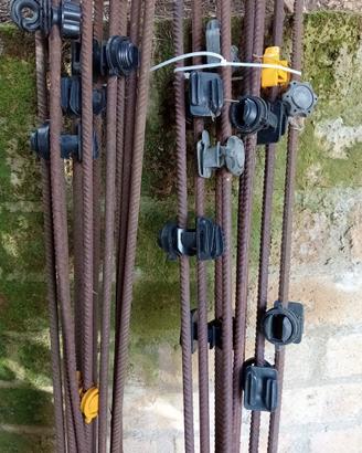 Paletti per recinto elettrico in ferro