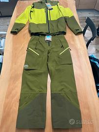 Tuta Ortovox Giardian Shell Merino green moss