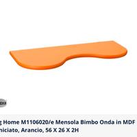 Mensola cameretta mod. Onda