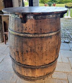 Botte in Legno Massello su Ruote