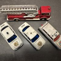 Mezzi emergenza polizia/vigili del fuoco vintage