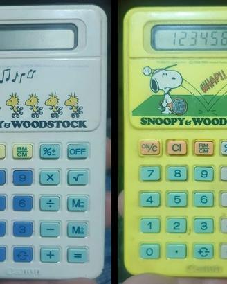 Calcolatrici Vintage Snoopy & Woodstock - Canon