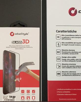 Set pellicole protettive Iphone 7-8 P:2 confezioni