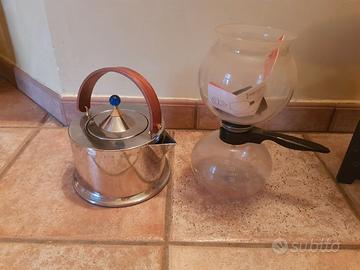 Bollitore e caffè americano