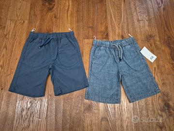 2 pantaloncini bambino 6 anni