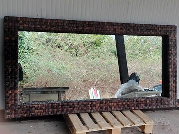 SPECCHIO CON CORNICE INTRECCIATA