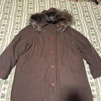 Parka invernale marrone cioccolato