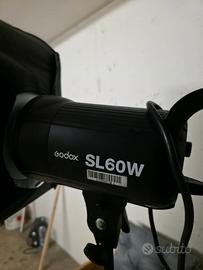 Led Godox SL-60 W + softbox + treppiede