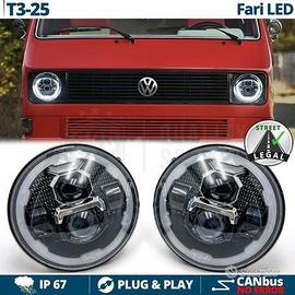 FARI LED Per TRANSPORTER T3 T25 Angel OMOLOGATI