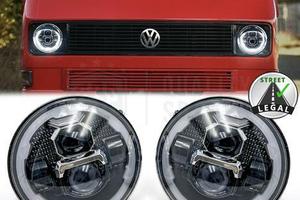 FARI LED Per TRANSPORTER T3 T25 Angel OMOLOGATI