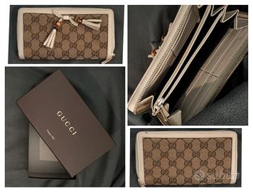Portafoglio Gucci Continental Bamboo - Autentico