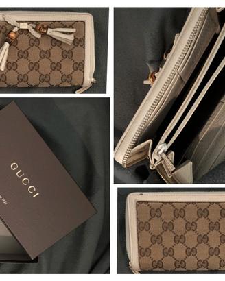 Portafoglio Gucci Continental Bamboo - Autentico