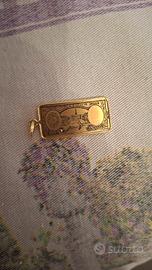 🟡ciondolo 10.000 lire in oro 18k 5 grammi 🟡