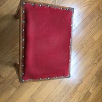 Pouf vintage struttura legno