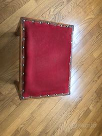 Pouf vintage struttura legno