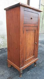 Comodino anni 50 massello di abete