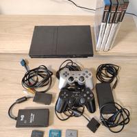 Sony PlayStation 2 Slim + Accessori e Giochi