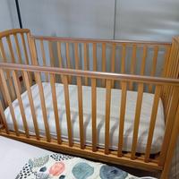 letto legno neonato compreso di materasso