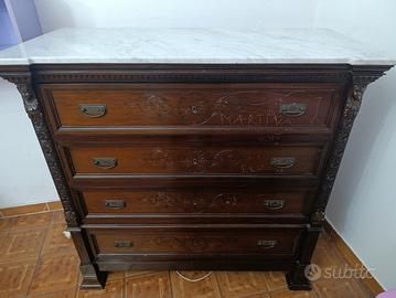 Trittico Camera da Letto Antico. Stile Umbertino