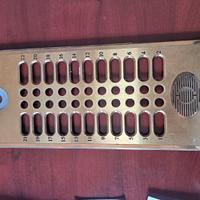 Pulsantiera ottone per videocitofono  22 interni