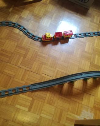 Trenino elettrico lego duplo