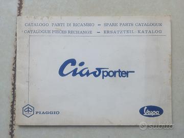 Piaggio Ciao Porter catalogo parti di r. originale