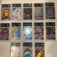 Carte pokemon gradate