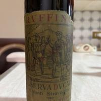 Bottiglia chianti Ruffino serie numerata