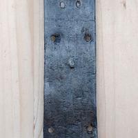 Antico chiavistello in ferro battuto