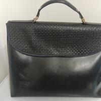 BORSA L.BIAGIOTTI VINTAGE IN PELLE NERA
