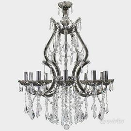 Lampadario MUMA_MuranoMania Bianco e Nero