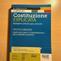 Libro Costituzione esplicata