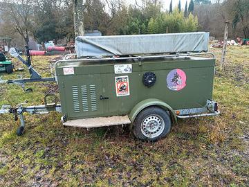 rimorchio trasporto cani