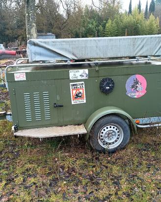 rimorchio trasporto cani