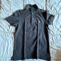 Polo Lyle & Scott grigia e nera