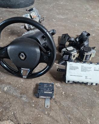 Renault Captur 2013-2017 kit airbag senza cruscott