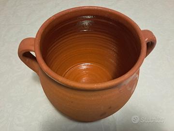 pentola/coccio in terracotta 
