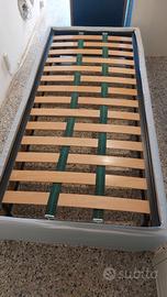 Letto singolo con struttura e materasso
