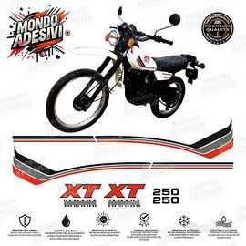 Adesivi kit completo XT 250 82-84 moto bianca -com