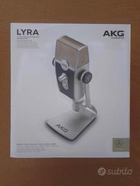 Microfono AKG LYRA usato un paio di volte