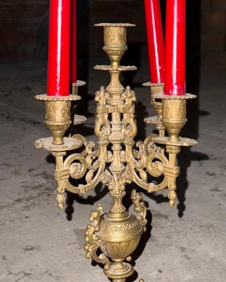 CANDELABRO ANTICO LAVORATO