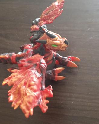 action figure mega bloks dragons fire ice alone no