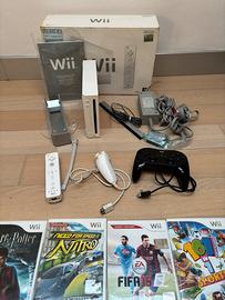 Console Wii funzionante +giochi e accessori