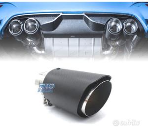 TERMINALE SCARICO UNIVERSALE IN CARBONIO TIPO AKRA