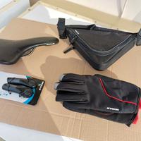 Accessori vari per bici e ciclismo.