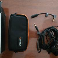 Microfono Lavalier a doppia testa COMICA CVM-D02