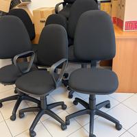 Stock 10 sedie da ufficio girevoli e classiche